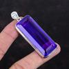 Faceted African Amethyst Pendant Original Gemstone Pendant Handmade Jewelry 925 Sterling Silver Pendant Statement Pendant Gifts for Mother