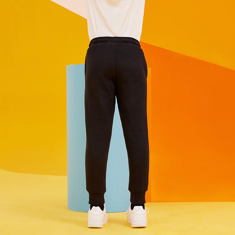 Jordan Kids Casual Running Solid Color Fleece Knit Sports Pants Kids bottoms Black JD2032188GS-001