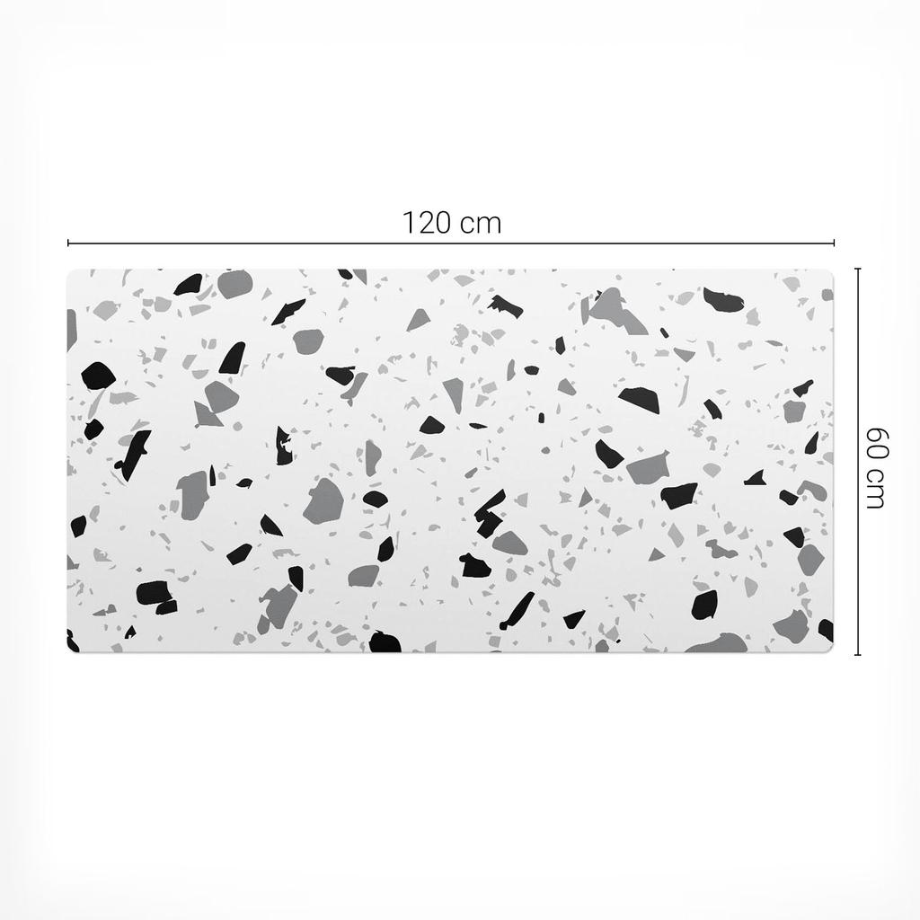 Designer Protective Pad for Laptop Terrazzo Abstraction 120X60 Cm
