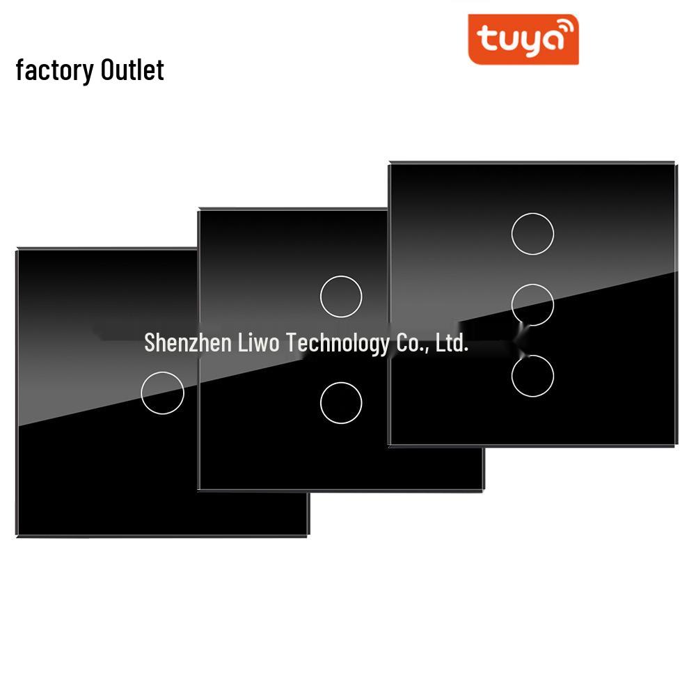 European Standard Zigbee Smart Touch Switch: Live/Neutral or Single Live Wire, App Controlled