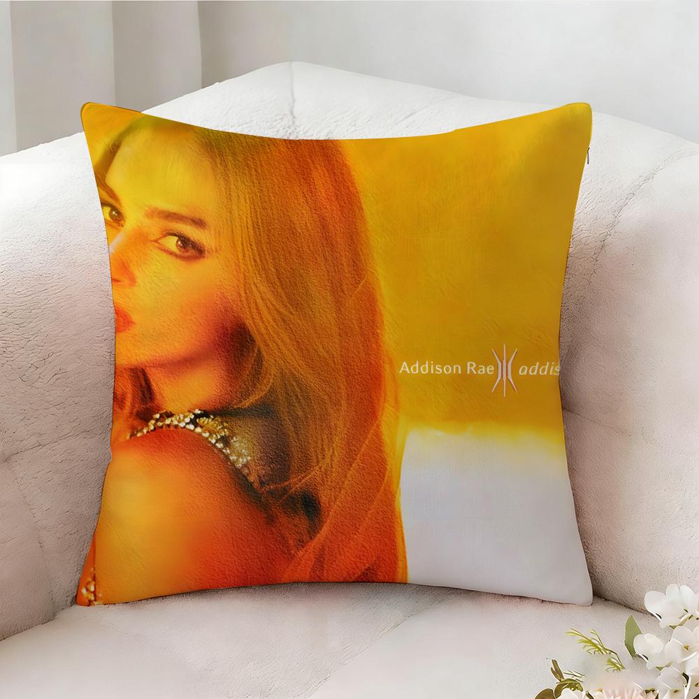 A-Addison Rae Actor Pillow Case Pillowcase, Double-Sided Printed, Sofa Cushion, Bedroom Headboard Pillow