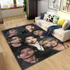 Kpop Singer Stray Kids Area Rug Large,Carpet Rug for Living Room Bedroom Sofa Doormat Decoration,  Kids Play Non-slip Floor Mat