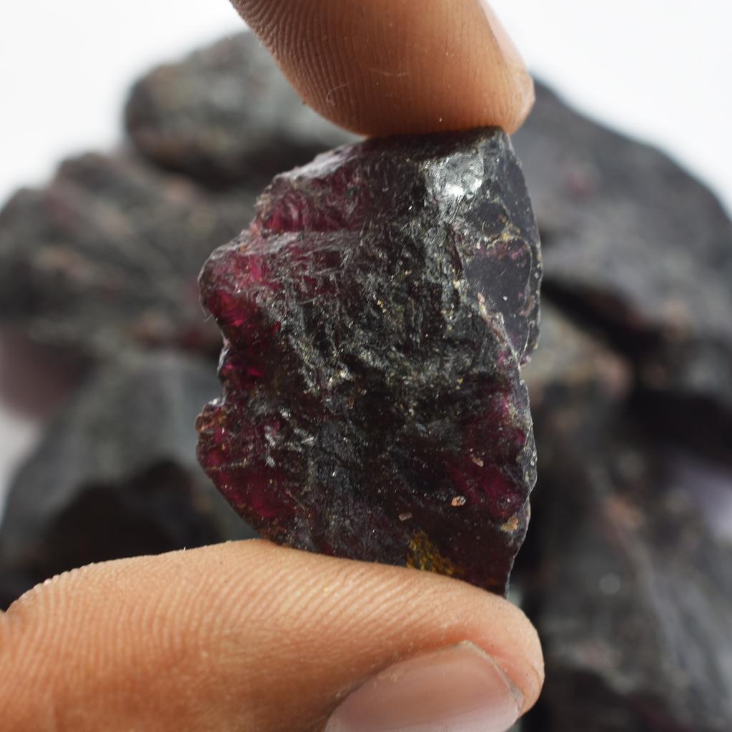 Attractive 50 Ct Natural CERTIFIED Burmese Red Ruby Loose Gemstone Uncut Rough