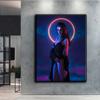 DIY 5D Diamond Painting Cyberpunk Sexy Art Cross Stitch Kit Full Drill Embroidery Mosaic Art Picture of Rhinestones Gift