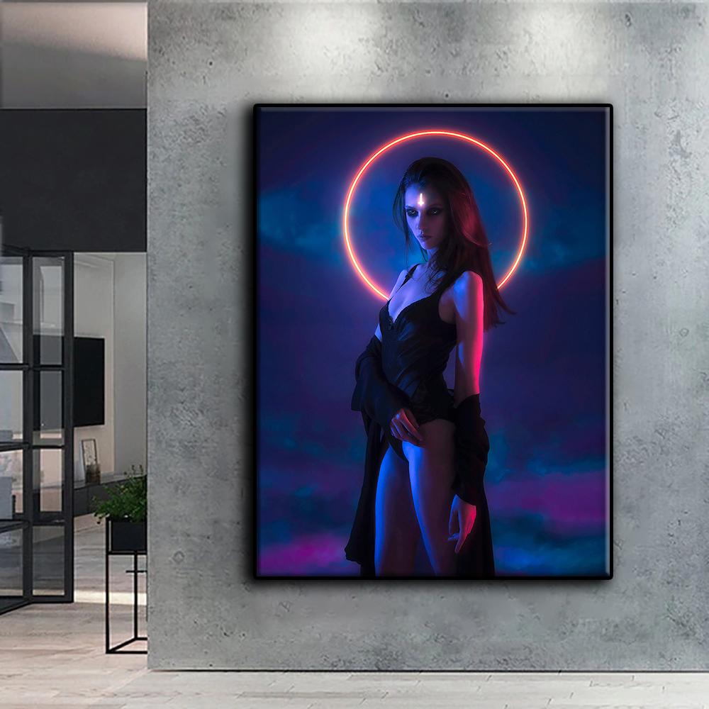 DIY 5D Diamond Painting Cyberpunk Sexy Art Cross Stitch Kit Full Drill Embroidery Mosaic Art Picture of Rhinestones Gift