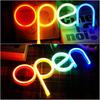 Business neon lights hanging signs LED hanging night lights colorful lighting open decoration coffee shops bars