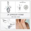 copper Charm Compatible With Bracelets Do It Yourself Jewellery Making Pink Zircon Authentic Red Blue Charm Bead Charms Ideal For Women Wedding Birthd