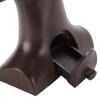 Head Scents Holder Funny Elegant Black Women Head Shaped Resin Home Office Desk Decor for Incense Style B Eyes Closed