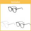 Elegant Fullrim Elliptical Glasses Frame With Blue Light Protection For Long Face Shapes