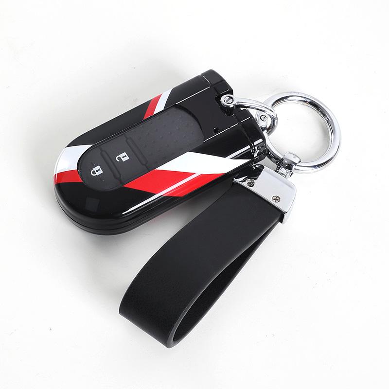 

Для Toyota Rush Passo Pixis Joy Epoch Daihatsu Tanto Custom LA600S Moovecanvas LA800S Boon M ABS+TPU Чехол-держатель для автомобильного ключа