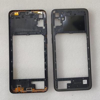 For Samsung Galaxy A05 4G Middle Frame Housing Board LCD Faceplate Bezel Replace Repair Parts + Side Buttons For Galaxy A055