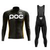 RCC POC 2026 Cycling Team Men's Cycling Jersey Long Sleeve Set MTB Bike Clothing Tenue Velo Homme Bicycle Wear