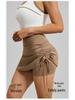 Women's Spring-Summer Sports Suit: Two-Piece Vest, Skirt, Pants Set for Running, Fitness, and Yoga