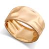 Chunky Heavy Frosted Matte Metal Geometric Wide Bangles for Women Open Cuff Thick Irregular Bangle Bracelets Punk Jewelry