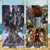 A-Attack On Anime Titans Big Microfiber Beach Towels Quick Dry Towel Sand Beach Towels Pool Towel For Travel Swim Pool Yoga