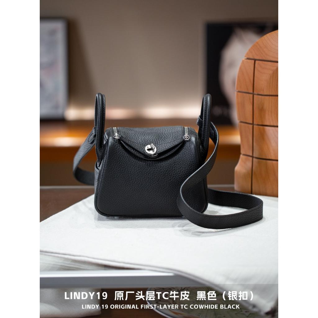 Kazilan Lindi 19cmTC Leder Arzttasche Hardware Handheld Umhängetasche Schultertasche Damen Tasche Trend