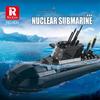 Reobrix800 Military Submarine Model Building Blocks - Educational Science Toy for Children