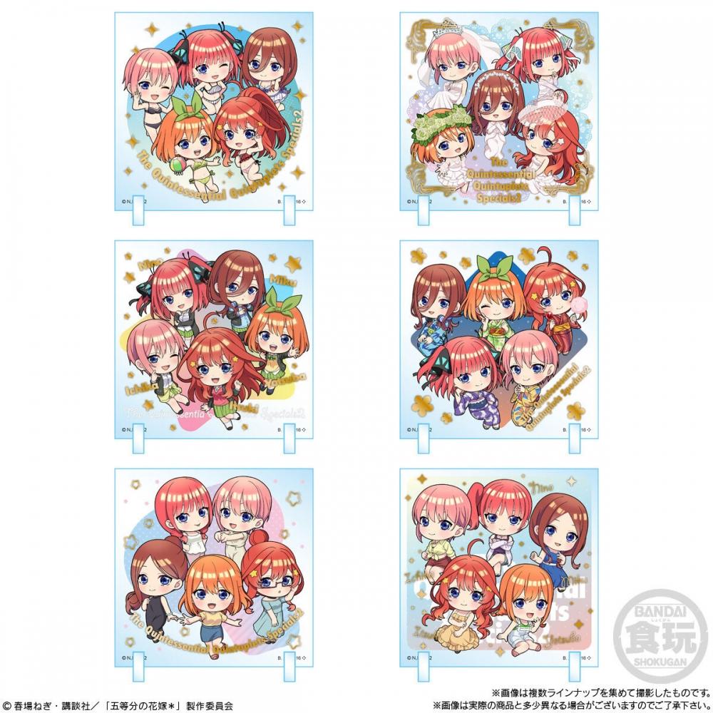 The Quintessential Quintuplets Chibi Characryl The Quintessential Quintuplets  1 caja  10 piezas