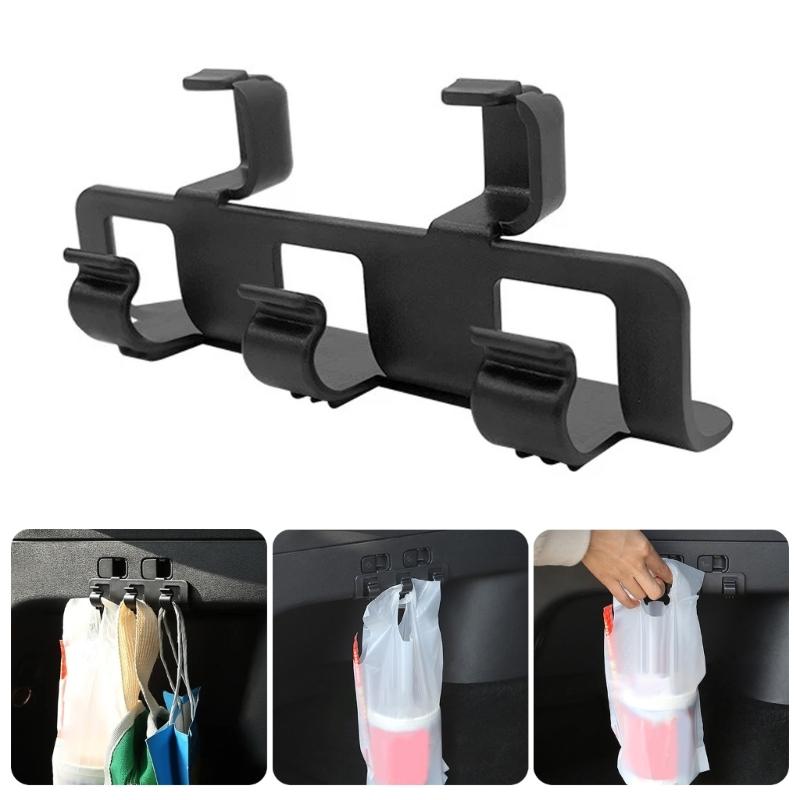 Rear Trunk Hook Automotive Interior Modification Accessories 20kg Load Capacity Trunk Organizer for Model 21-24