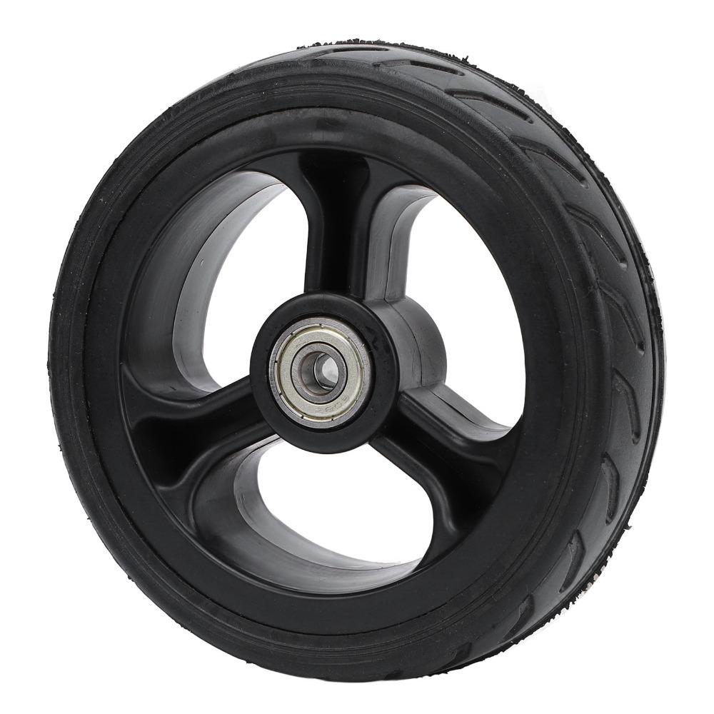 Gummi Vollgummirad 5 Zoll Handwagenrad Langlebiges Wagenrad Rasentrimmer
