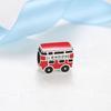 Original Copper Charms Red Beads Bus Daruma Doll Cz Bracelets Bangles Necklaces For Women Diy Jewelry