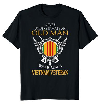 Tričko Unisex pre starého muža, vietnamského veterána