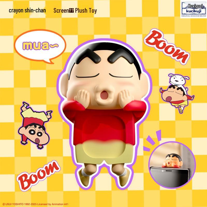Crayon Shin-chan Trendy Toy Car Ornament & Phone Screen Decoration Figure