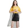 Transparent Raincoat for Women, Long Style, Full-Body, Fashionable Korean Version, Portable Backpack, Same Style As In the Show "Towards Life"