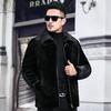 Imitation fur, imitation mink coat, men's leather jacket with fleece and thickening, imitation mink jacket, hooded men's clothing, others