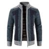 Sweater Cardigan Youth Fashion Knitted Sweater Zipper Jacket Autumn and Winter Korean Version Versatile Men's Thread