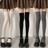 Calze da Donna Retrò Nuova Moda Autunno Casual Monocolore Stile Giapponese Calze Calde per Donna Morbide Invernali Al Ginocchio Lunghe