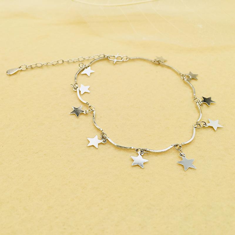 

Ethnic Wind Small Star Bracelet Pentagram Anklet Female Fashion Gift Summer Fashionable and Versatile