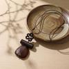 Adjustable Rope Wooden Sweater Chain Irregular Shape Long Chain Resin Necklace  Daily