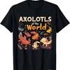 I AXOLOTL QUESTIONGS Children Boy Girl T Shirt 2026 New Summer Short Sleeve T-Shirt Cute Style kidS Casual SPORTS Tops