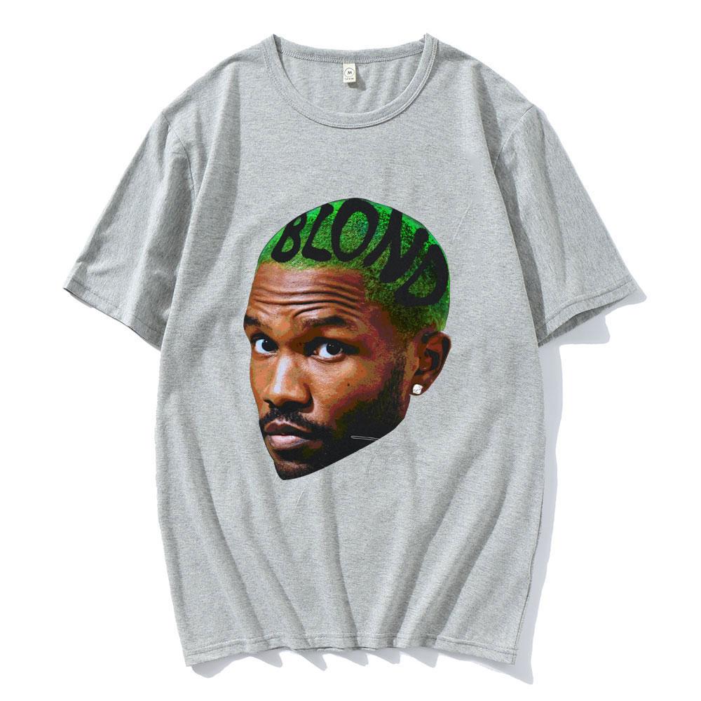 Frank Vintage Graphic T Shirt Blond Hip Hop Popular Music Singer R&B T-shirt Women Fashion Oversized Short Sleeve T-shirts Tops