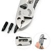 Portable Pliers Pocket Screwdriver Set - Accessories for Handyman,Adjustable Wrench,Screwdriver,Pliers,Knife Compact,Multitool