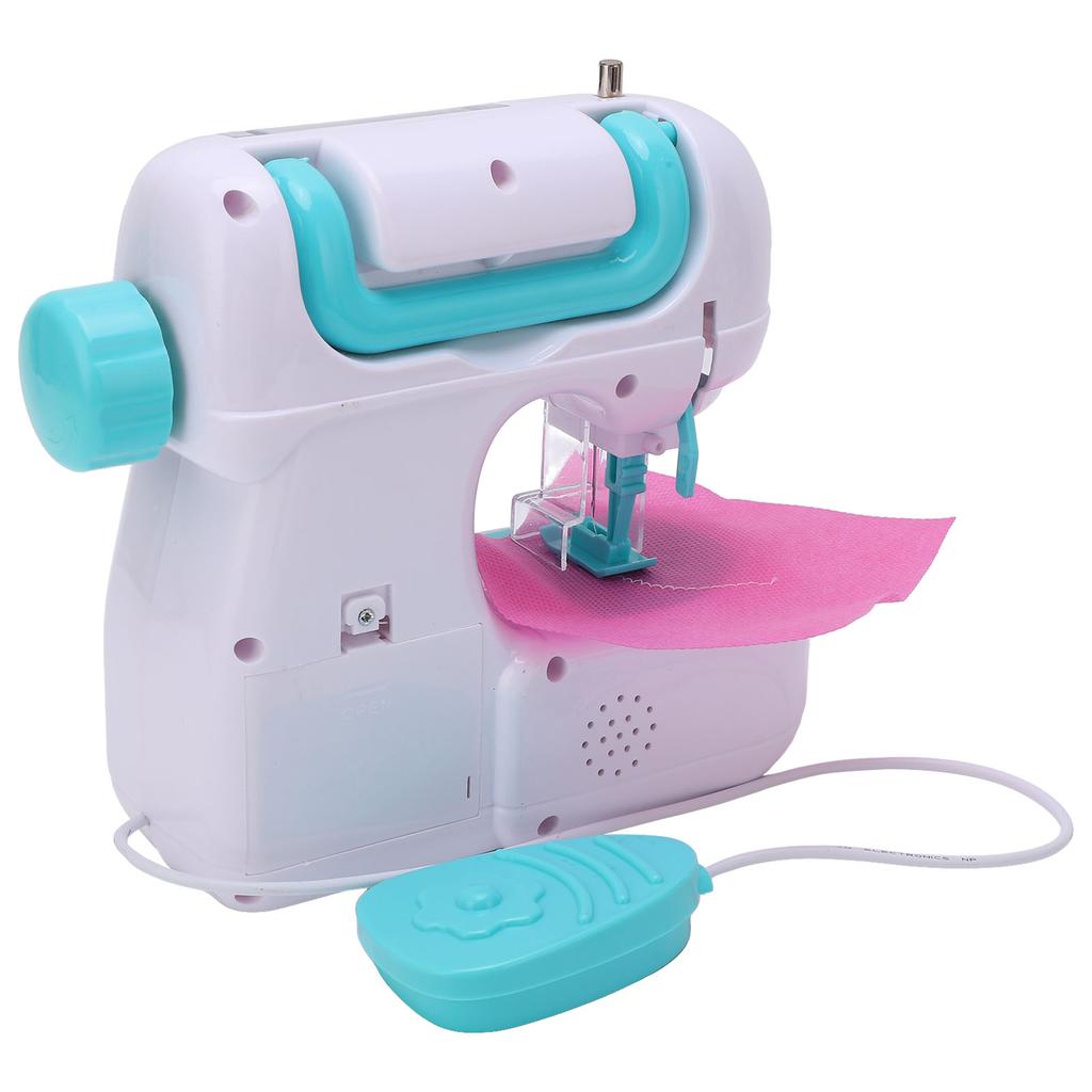 Sewing Machine Toy Electric Simulation Educational Beginner Sewing Machine for Children Beginners