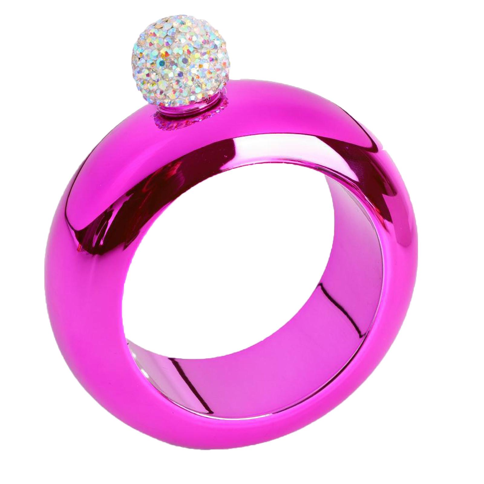 

Фляжка-браслет для ликера для женщин из нержавеющей стали 304 с крышкой для вина для танцевального клуба и бара One Size