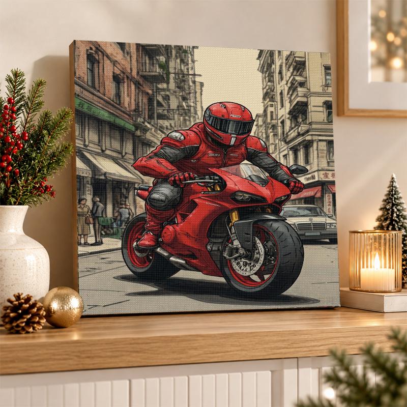 Ducati Corse Diamond Painting Kit 5D Full Drill DIY Diamond Mosaic Wall Art Home Decor