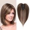 Clip In Hair Toppers Wigs with Bangs Hair Extension Fringe Hair Pieces  Increase Hair Volume