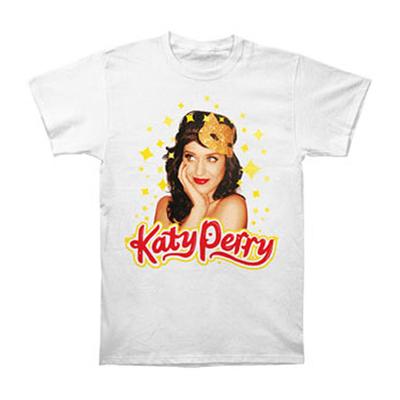 Katy Perry Herren Kitty Maske 09 Tour T-Shirt Weiß Unisex T-Shirt