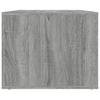 Coffee Table Gray Sonoma 80 x 50 x 40 cm Particleboard