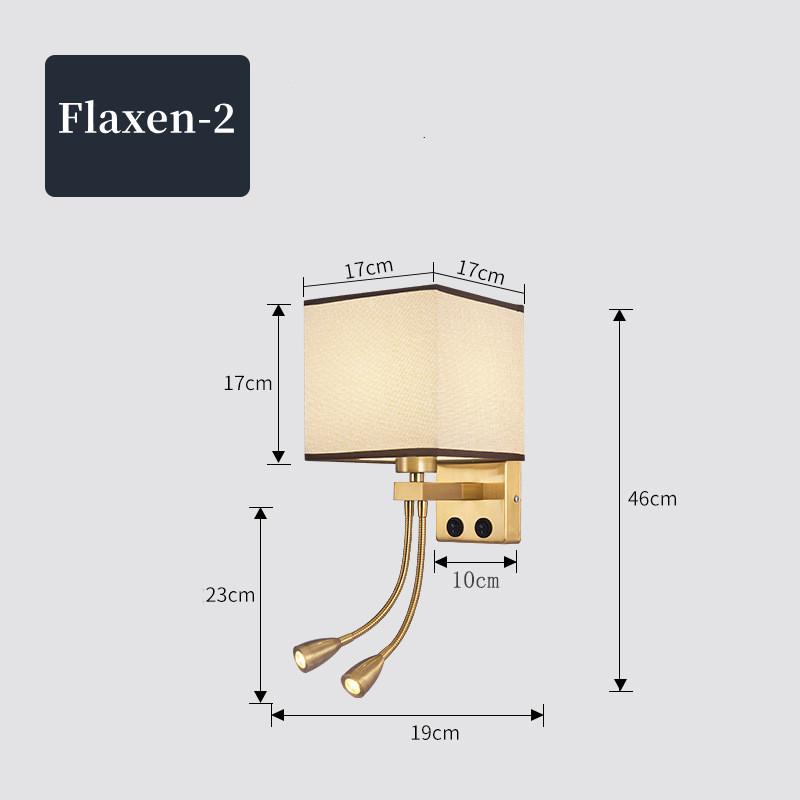 LED Wall Lamp with USB Port Charging Spotlight Fabric Wall Sconce Lighting for Hotel Bedroom Bedside Reading Decor E27