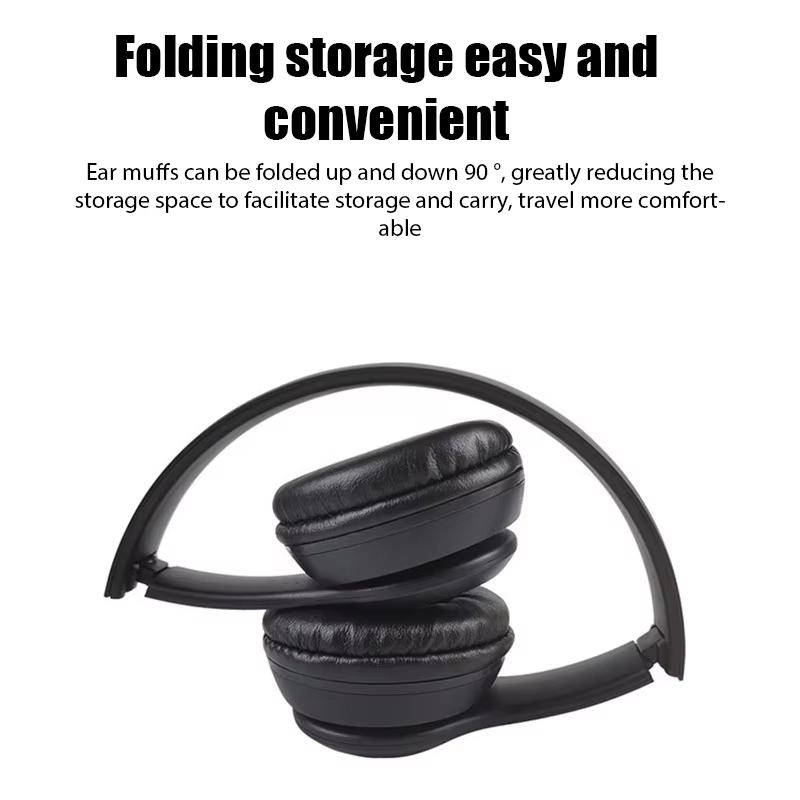 Stereo P47 Headset 5.0 Bluetooth Headset Folding Series Wireless Outdoor SportsHeadset for iPhone Samsung PC Game Accessories