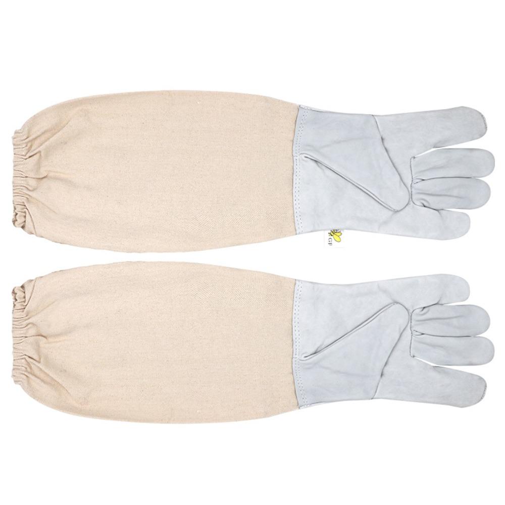 

1 Pair Anti-sting Beekeeping Gloves Safe Beehive Tools Durable Anti-bee Gloves Beekeeping Tools L