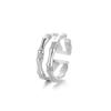 Jie Jie Gao Sheng Bamboo Knot Open Ring Fashionable Light Luxury Elegant Index Finger Ring New Ins Trend Personality Minimalist Style Ring