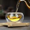 4/6 Stück 50ml Schnapsglas Teetassen Doppelwandige Gläser Teetassen Exquisites Kung Fu Trinkgeschirr Heimdeko Espresso Teetasse Teetasse