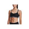 Under Armour Letter Print Breathable Sports Bra Women Underwear Black 1365231-001