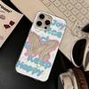Federglanz Handyhülle für Samsung A53 A14 A33 A12 A32 S24 S23 Plus S20 S21 FE für iPhone 17 15 16 13 Pro 17 16 Pro Max Schmetterlingsschleife Handyhülle