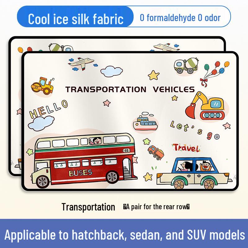 Children's Car Sunshade Curtains for Rear Windows